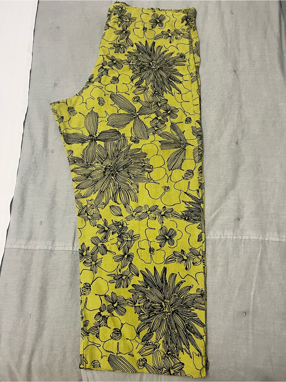 Bryn Walker Graphic Floral Wide Leg Pants